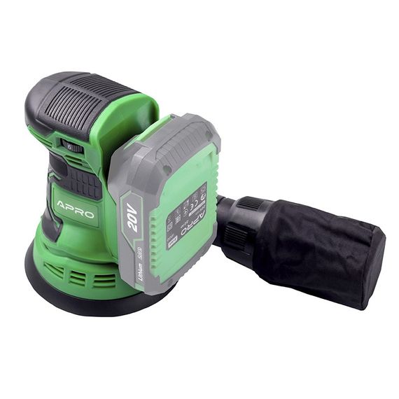 Орбитальная шлифовальная машина аккумуляторная APRO OS-20, 125, без АКБ | Зображення 1