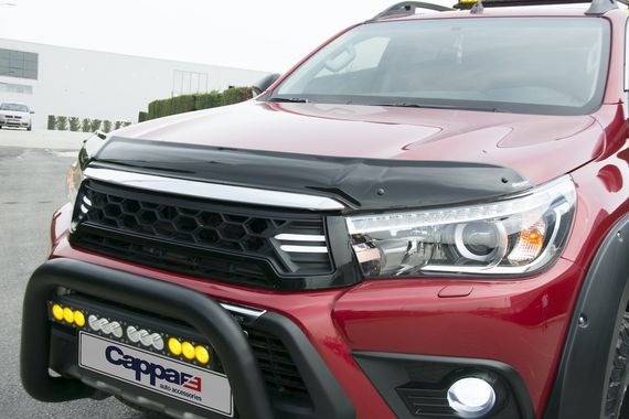Дефлектор капота 2015-2020 (EuroCap) для Toyota Hilux | Зображення 3