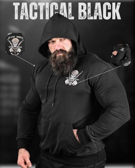 Худі водій чорний ДЛ6417 | Зображення 6