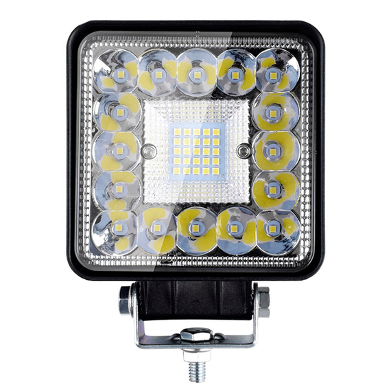 Фара світлодіодна освітлення заднього ходу 41 LED 123 W, додаткова фара LED 12/24В (106х106х25мм)