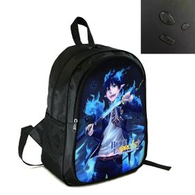 Рюкзак міський/шкільний 38×28 см з принтом Аніме Синій Екзорцист два відділення, дитячий, підлітковий, чоловічий, жіночий (4099)