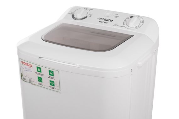 Стир. машина полуавтомат ARDESTO WMH-B65, 6.5кг, 45см, Таймер, Белый (WMH-B65) | Зображення 3