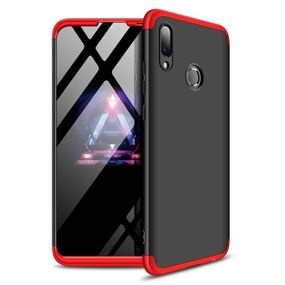 Чохол GKK 360 градусів для Huawei P Smart (2019) колір Чорно-Червоний