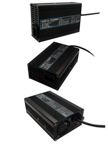 Зарядний пристрій для акумуляторів OHRIJA 4S, LiFePO4 DC 24V(29,2V),8S,10A + Anderson 50А CC/CV алюмінієвий корпус