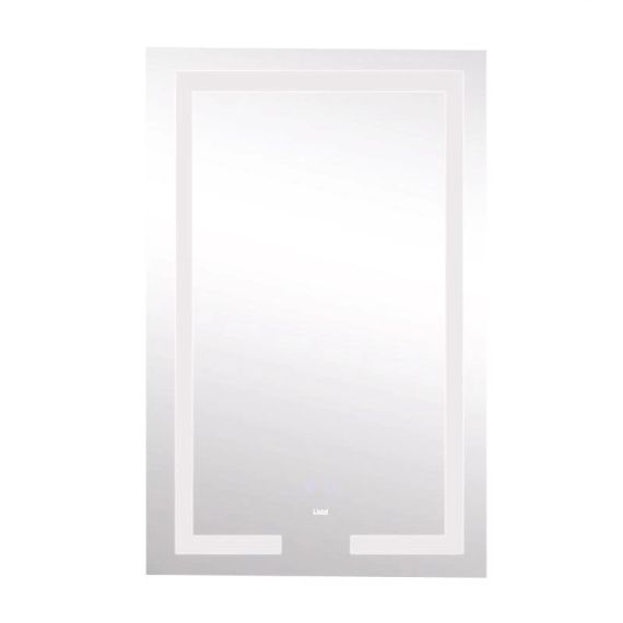 Дзеркало Lidz Kubis 500х800 з LED-підсвіткою Touch, з антизапотіванням, з диммером, рег. яскравості LD78LF9365080 | Зображення 3