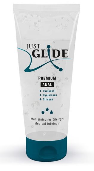 Веганське анальне масло на силіконовій основі - Just Glide Premium Anal, 200 ml sexstyle