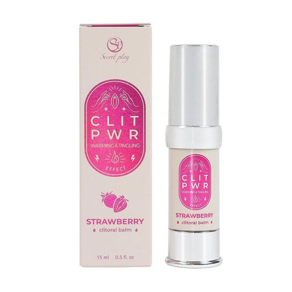 Рідкий вібратор CLIT PWR STRAWBERRY CLITORAL BALM Sex Aura
