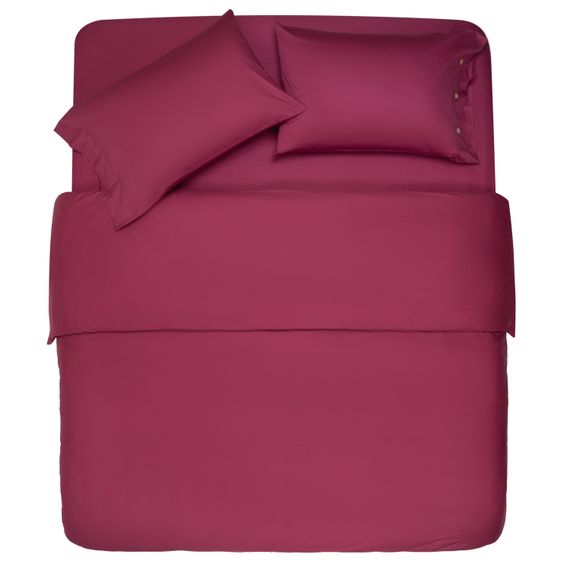 Простирадло ARDESTO на резинці Mix&amp;Match, 180x200+30см, 100% бавовна, сатин, ягідний (ART1820FSR) | Зображення 5