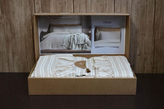 Постільна білизна Turkiz Naturel 200 х 220 см Fiona | Зображення 1