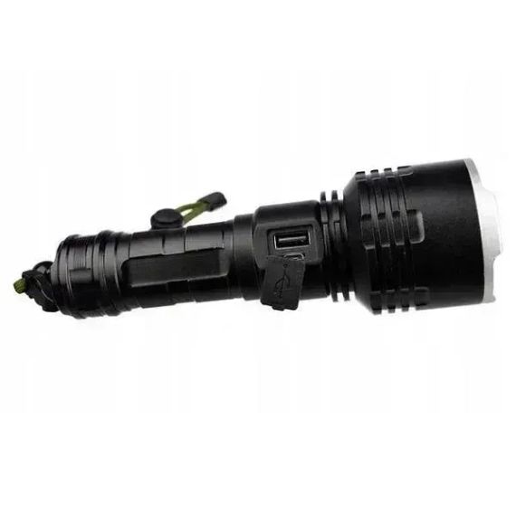 Фонарь X-Balog BL-531-P90 1х26650 8800mah USB/microUSB/ 3хААА R3 функция Power Bank | Зображення 4