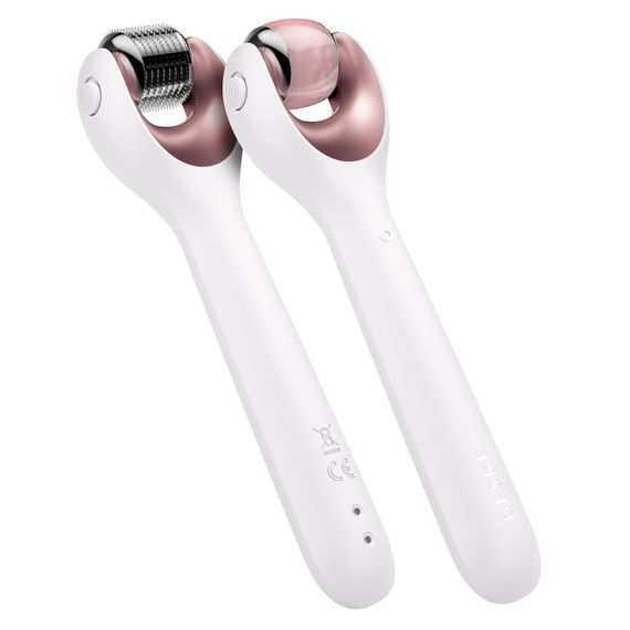Електронний ролер для обличчя з мікроголками GESKE MicroNeedle Face Roller 9в1 starlight | Зображення 5