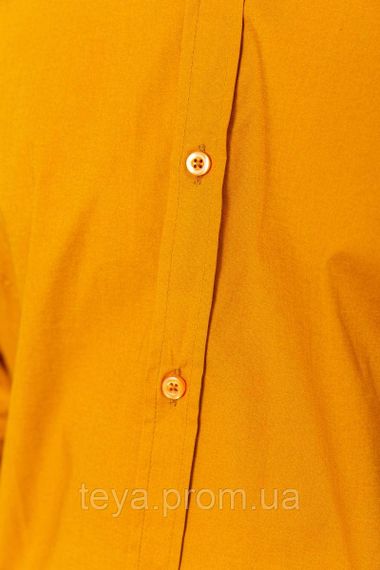 Сорочка чоловіча класична однотонна колір гірчичний розмір XL FA_007352 | Зображення 4