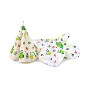 Набір рушників Lotus 9721 Туреччина 18*28+13*13+50*50 см  Бавовна + поліестер Комбінований