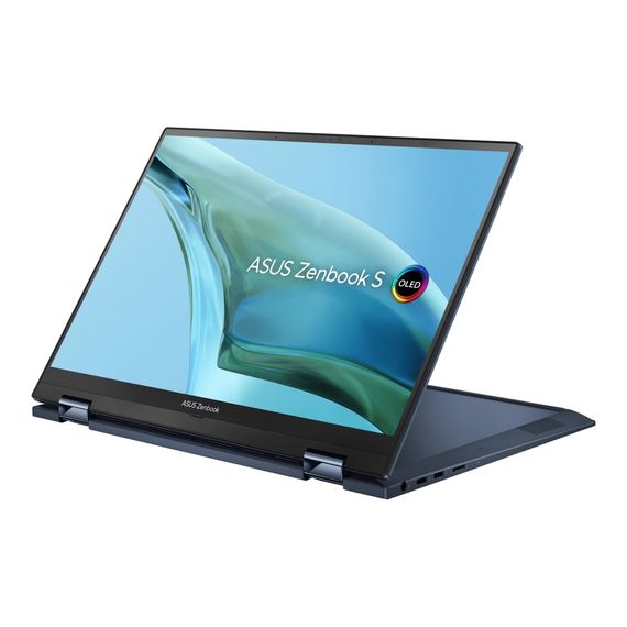 Ноутбук ASUS Zenbook S 13 Flip UP5302ZA-LX083W 13.3' 2.8K Touch, Intel i5-1240P, 16GB, F512GB, UMA, Win11, Голубий (90NB0VV1-M00E80) | Зображення 3