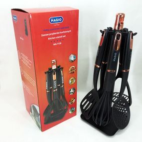 Набор половников для кухни Magio, Эргономичный кухонный набор из силикона кухонный на стойке VS-79