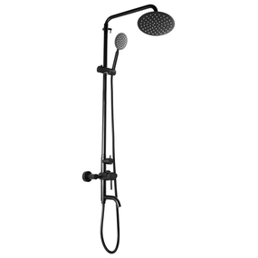 Душевая колонна со смесителем Mixxus SUS-009-J черный (с нерж. стали) (MI2808)