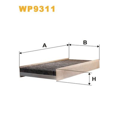 Фильтр салона Wixfiltron WP9311