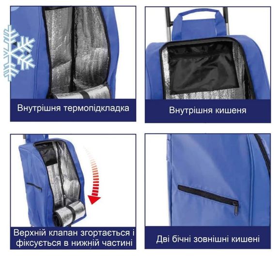 Сумка-візок Casa Si Partner Blue (CS93076Y06B) | Зображення 2