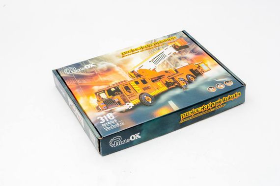 Конструктор Puz-00921"Пожежна Машина"(розмір моделі 50x13x10см) PuzzleOk | Зображення 4
