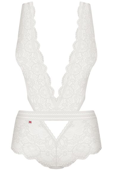 Мереживне боді Obsessive 853-TED Екрю L/XL | Зображення 2