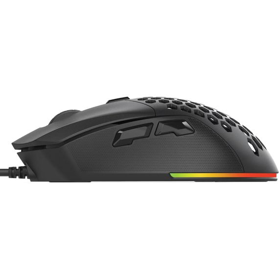 Мишка Sandberg FlexCover 6D Gamer Mouse RGB, ігрова, 12800 dpi., 6кн.Huano чорна | Зображення 1