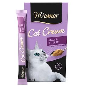 Жидкое лакомство для котов со сливками Miamor Cream Malt, 15 гр х 6 шт