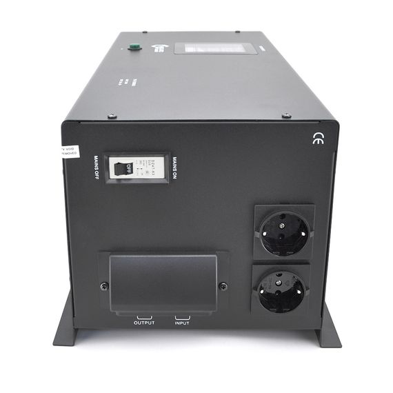 ДБЖ з правильною синусоїдою Europower PSW-EP3000WM24 (2100 Вт) 20А, настінний, під зовнішню АКБ 24В, Q1 640*335*325 19,9 кг | Зображення 1
