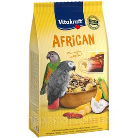Корм Vitakraft African для жако крупных попугаев 750 г без сахара