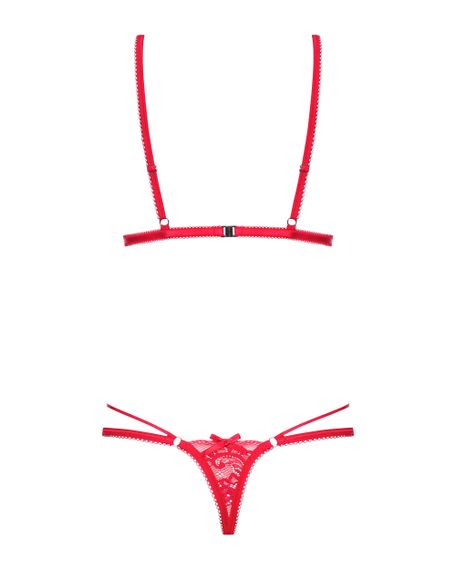 Боді Obsessive Lovlea Червоний L/XL | Зображення 7