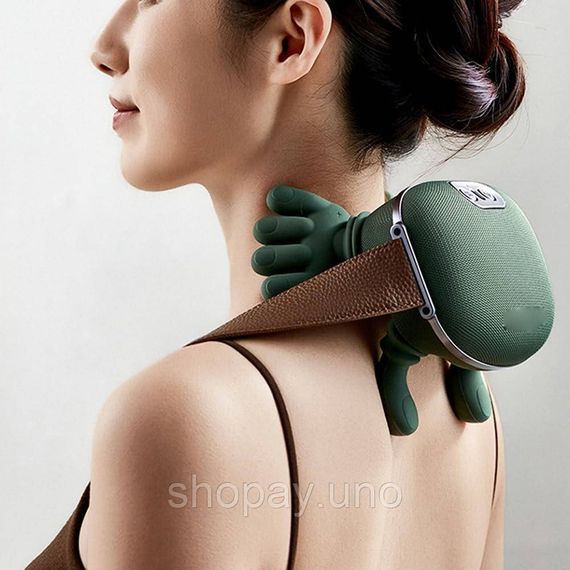 Электрический массажер для шеи и плеч Shoulders & Neck ∙ Профессиональный массажер Shoulders and Neck для спины и шеи с подогревом | Зображення 4