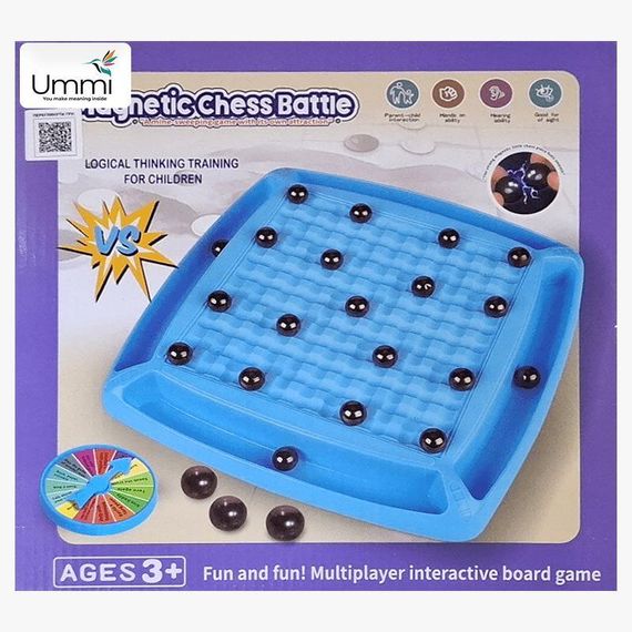 Настільна інтерактивна гра Ummi 33042 Magnetic Chess Battle Blue | Зображення 3