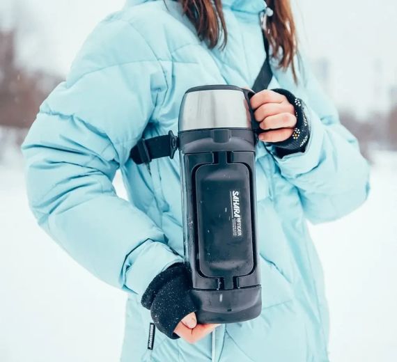 Термос Tiger MHK-A150XC 1,5л Silver Grey/Black | Зображення 8