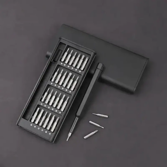 Набір викруток 25 в 1 магнітні Біти Phillips Torx Hex Precision DIY 6024 міні-чохол розбірний | Зображення 4