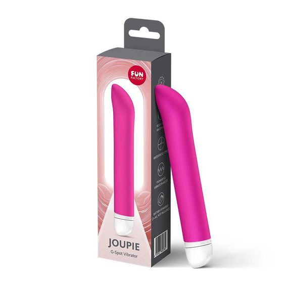 Вібратор для точки G Fun Factory JOUPIE Magenta, діаметр 2,5 см, на батарейках Sex Aura | Зображення 3