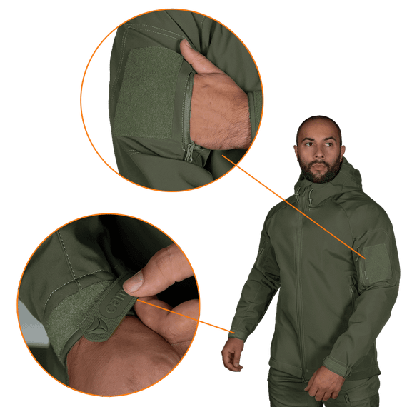 Куртка Stalker SoftShell Олива (7225), S | Зображення 2