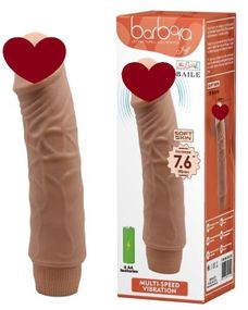 Вібратор реалістик BARBARA 7.6" JEFF MULTI-SPEED VIBRATOR, BW-001032R Sex Aura