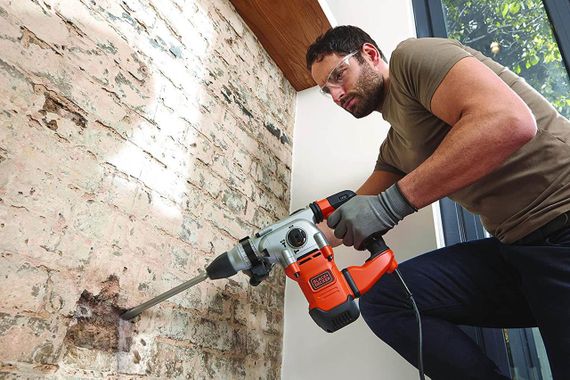 Перфоратор мережевий SDS-Plus BLACK+DECKER BEHS03K | Зображення 9