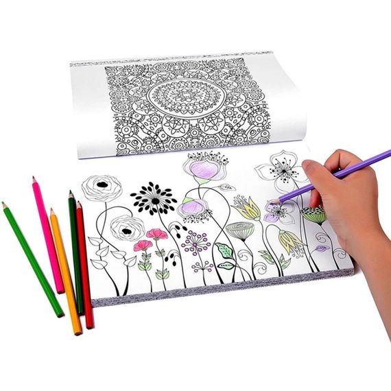 Набір різнокольорових олівців 48 шт Vincis Secret / Олівці для малювання | Зображення 1