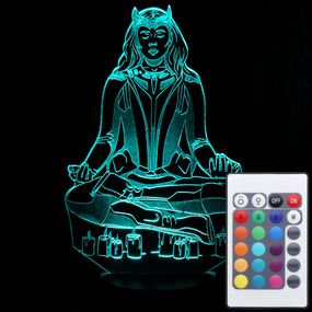 Акриловый светильник-ночник с пультом 16 цветов Алая Ведьма tty-n001680