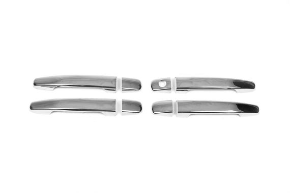 Накладки на ручки (4 шт, нерж) Carmos - Турецька сталь для Mercedes E-сlass W210 1995-2002 рр | Зображення 3