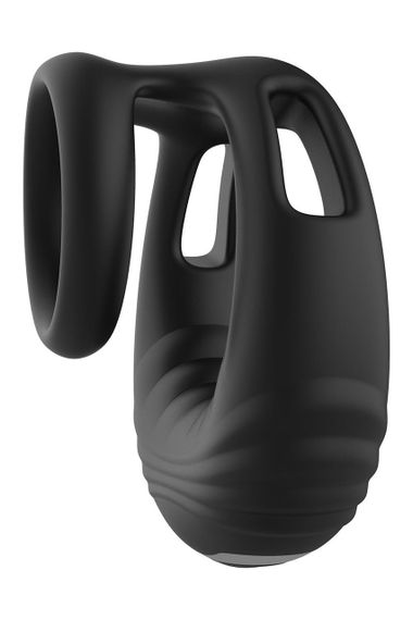 Ерекційне віброкільце Dreamtoys Ramrod з пультом, чорне Sex Aura | Зображення 4