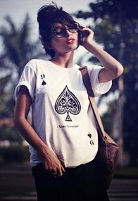 Футболка жіноча з принтом повсякденна L Білий