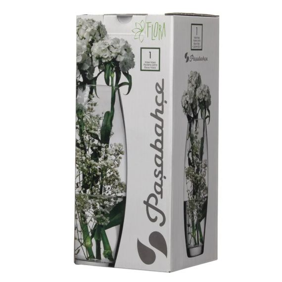 Ваза стеклянная для цветов Pasabahce Flora 26 см 43966 | Зображення 9