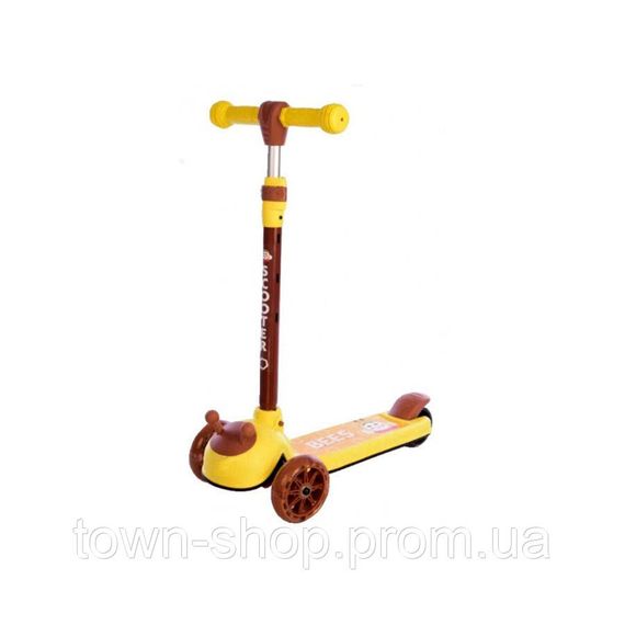 Детский самокат Bambi SC21011 колеса PU со светом Желтый