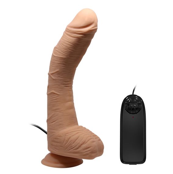 Фалоімітатор з мошонкою з вібро BEAUTIFUL ALEX DILDO Sex Aura | Зображення 2