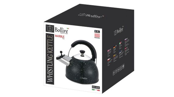 Чайник Bollire для кип'ятіння води 2,5 л. | Зображення 1