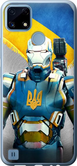 Чехол на Realme C21 Украинский киборг "980u-2321-17620"