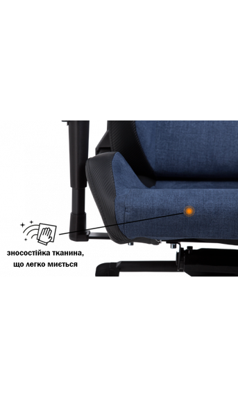 Кресло геймерское GT RACER X-8005 Dark blueBlack | Зображення 7