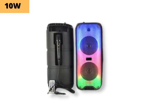 Портативная колонка XPRO RX-6268 чемодан 10Вт, USB, SD, FM радио, Bluetooth, 1 микрофон, ДУ (MER-15664) | Зображення 1