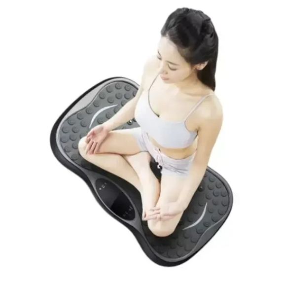 Тренажер с виброплатформой для снижения веса - Фитнес-платформа с петлями эспандерами  AND LY-761 | Зображення 3